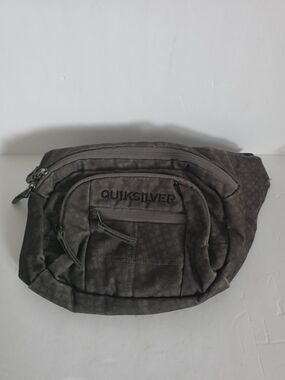 Quiksilver Men's Olive Green Waist Pack with Front Pocket